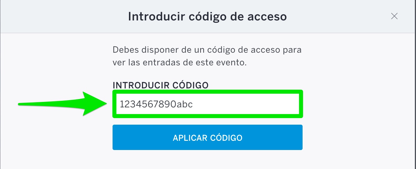 Código de Acceso